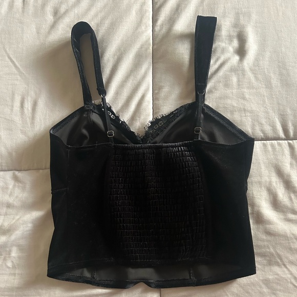 Velvet Bustier Top - Abercrombie - Picture 3 of 7